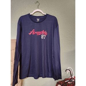 Aeropostale shirt blue size large